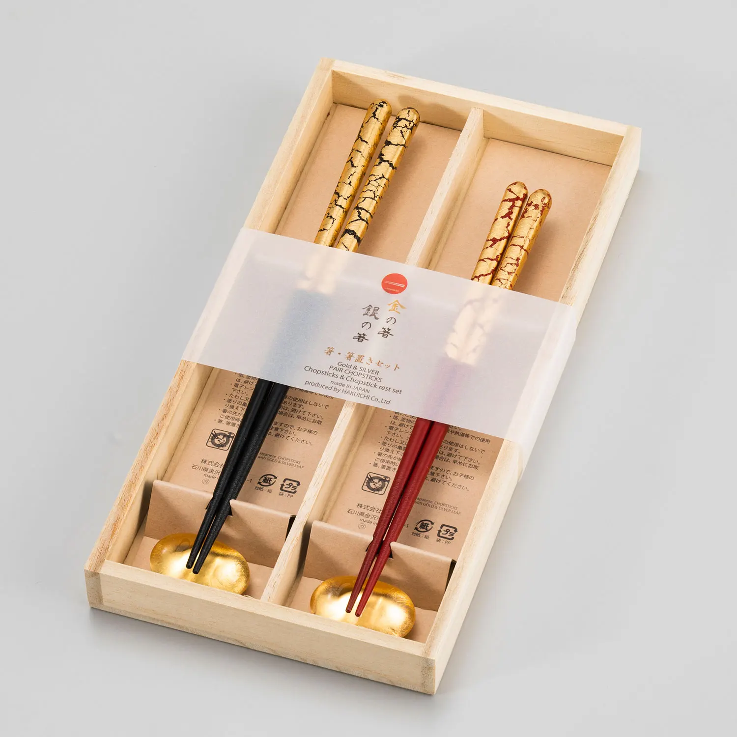 Japanese luxury chopstick set gift and kid chopstick with gold leaf for home, gift, hair chopstick accessories