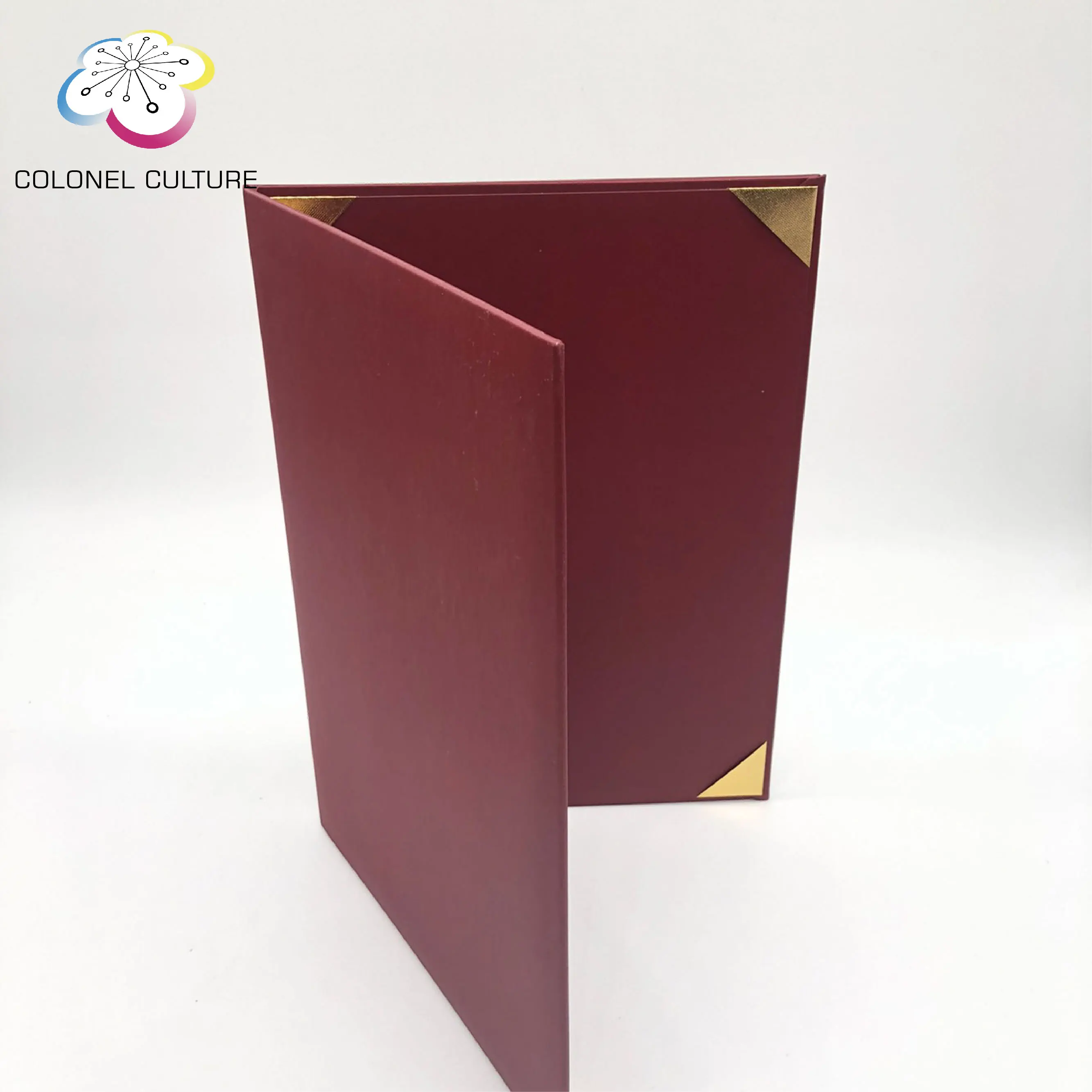 Various Color PU Leather A4 Diploma Holder Certificate Cover Folder