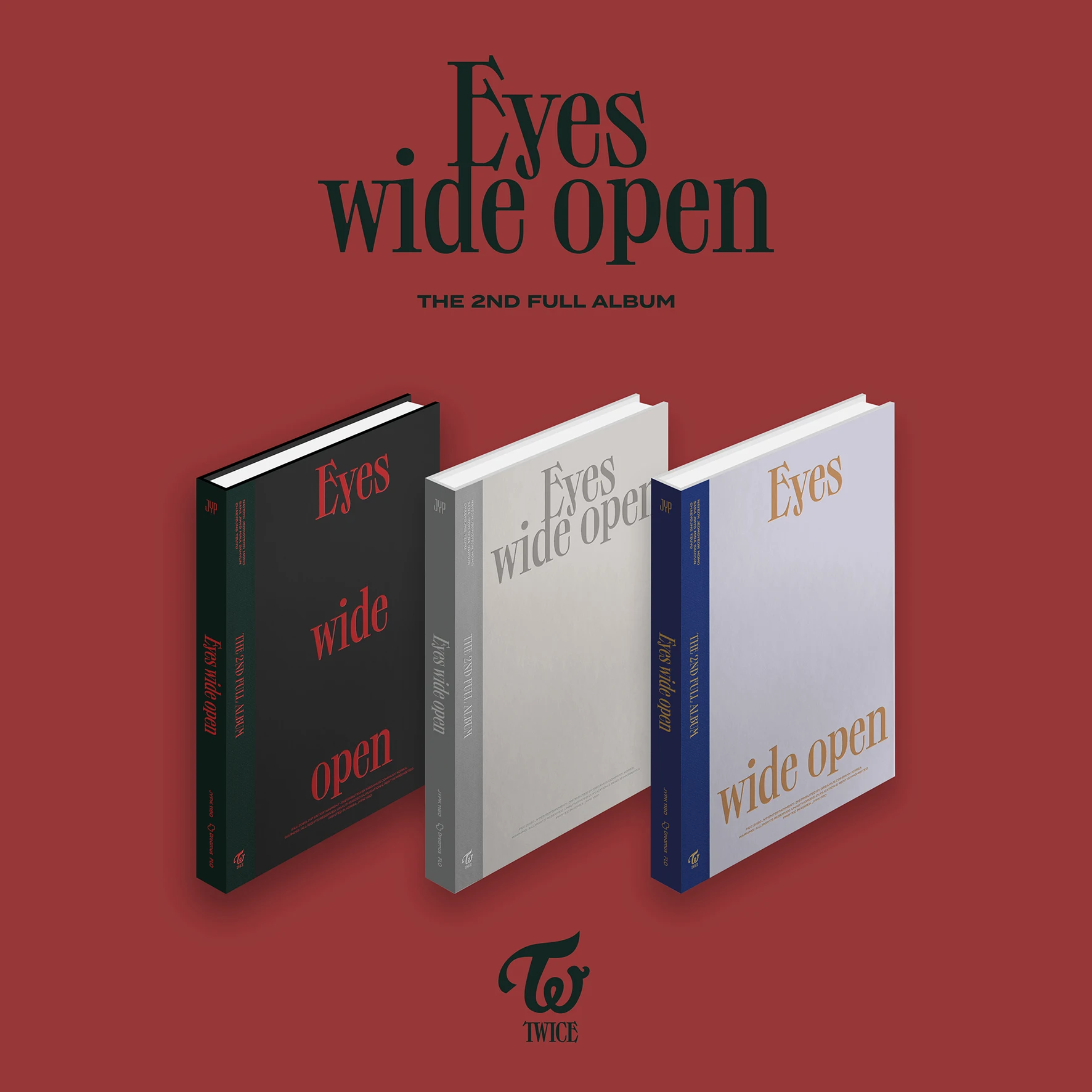 
[TWICE Official album] K-pop Twice Album Eyes Wide Open 