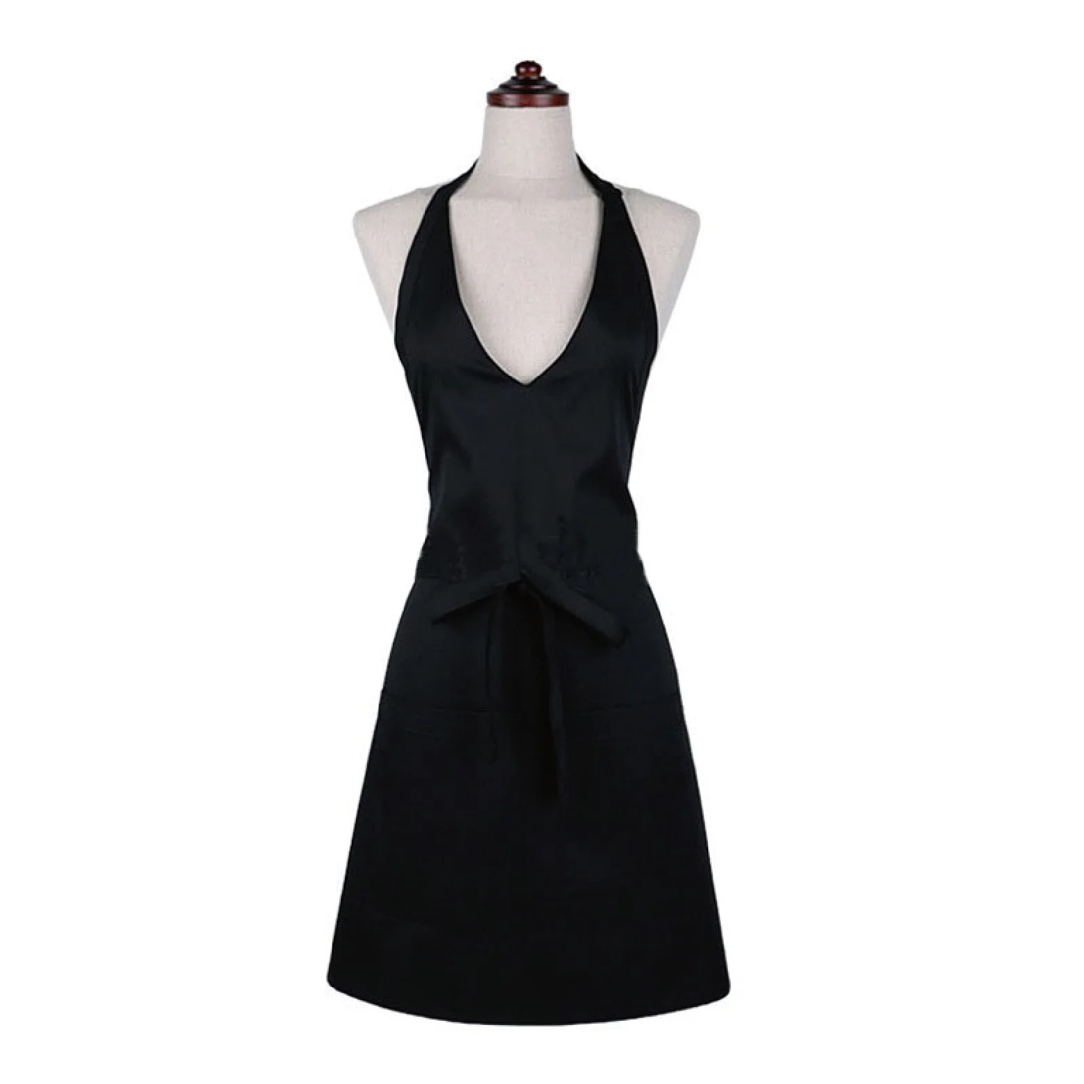 Cooking Baking Restaurant pinafore Cheap Cotton Canvas Customized Design Apron