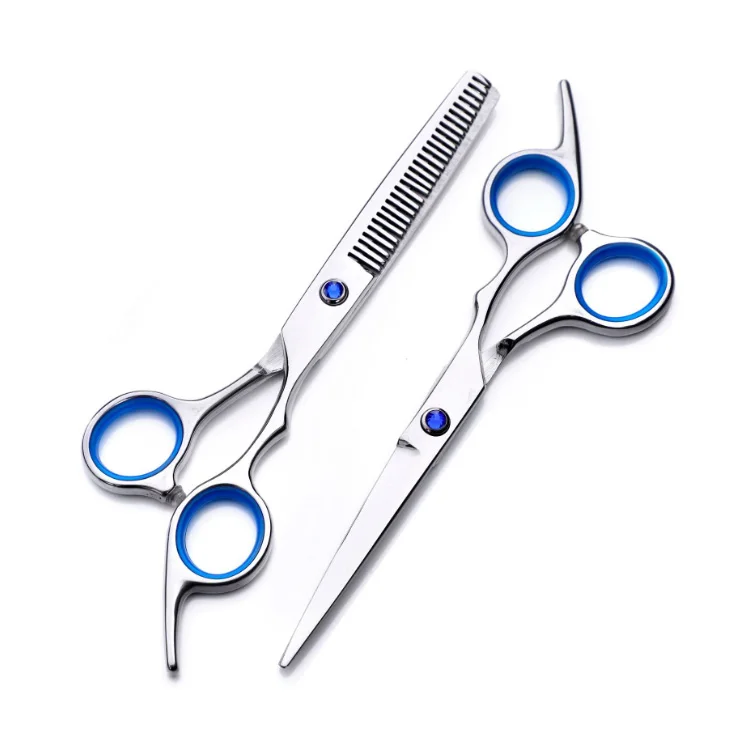 Barber Scissors Set Hair Cutting Shear Wholesale Professional Japanese Stainless Steel Thinning for Saloon