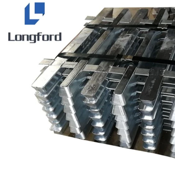 10kg 16kg 35kg Aluminum Anode ingot For Vessel ship boat yacht anti-corrosion of wharf steel piles Aluminum Sacrificial Anode