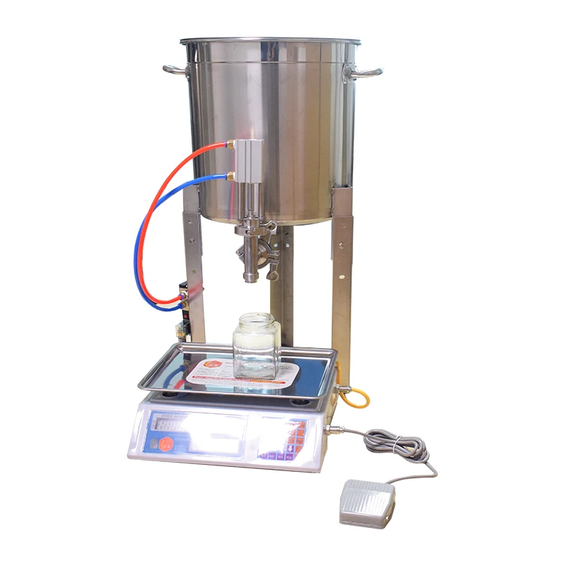 Automatic Weighing Honey Filling Machine 50g~2500g Filling Scale Stainless Steel Honey Viscous Paste Filling Machine