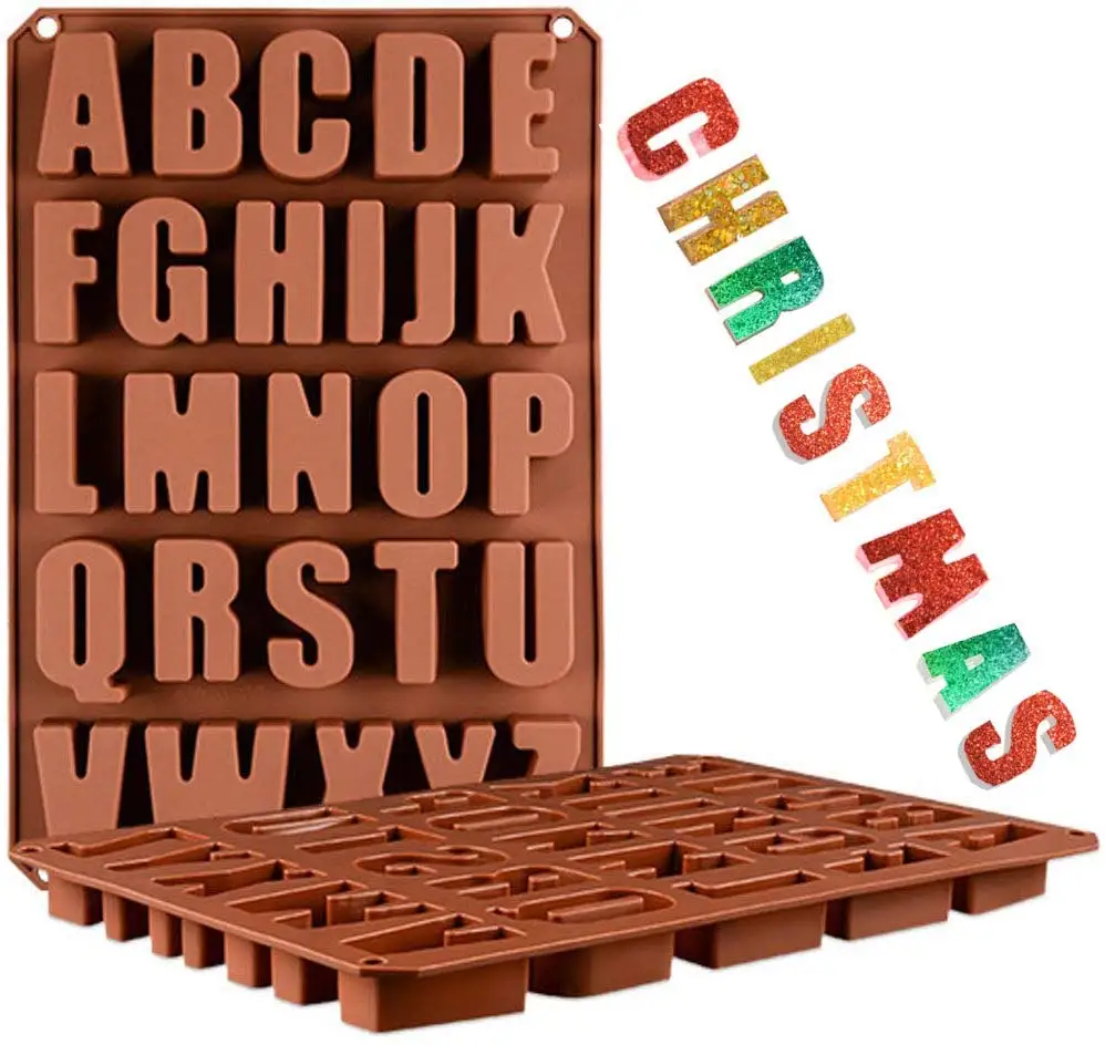 
Silicone 26 Letters Alphabet Silicone Mold 
