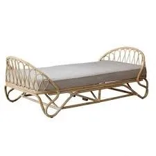 
High Quality Strong Support Modern Design Bedroom Natural Bamboo Bed From Vietnam 