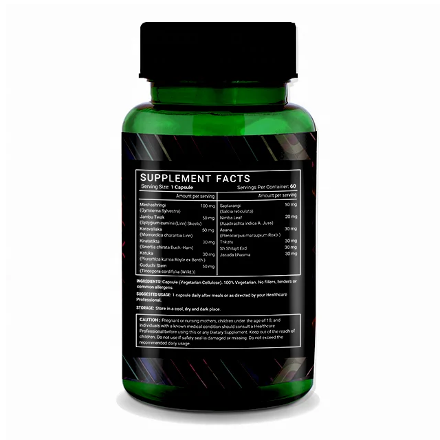  Диастамин плюс капсулы травяные экстракты с Shilajit & OEM для уровня крови диетические добавки частная марка GMP