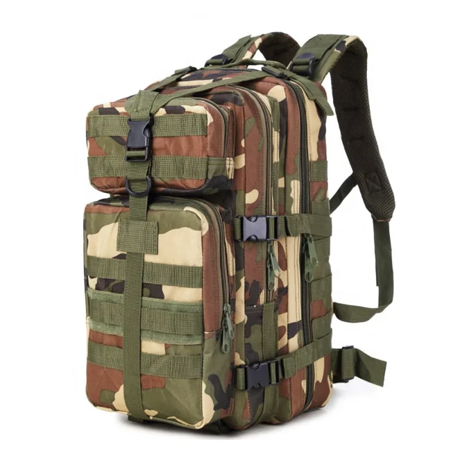 AYPPRO 600 Denier Durable Tactical Backpack 35L Small Rucksack with Polyester Lining Unisex Bug Out Bag Waterproof Phone Pouch