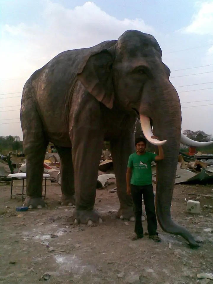 LIFE SIZE FIBREGLASS ELEPHANT STATUES POLYRESIN STATUES ELEPHANT SCULPTURE