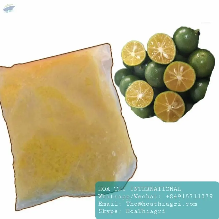 Puree Type IQF Processing Type Frozen Calamansi Juice Export Standard Best Price Origin From Vietnam