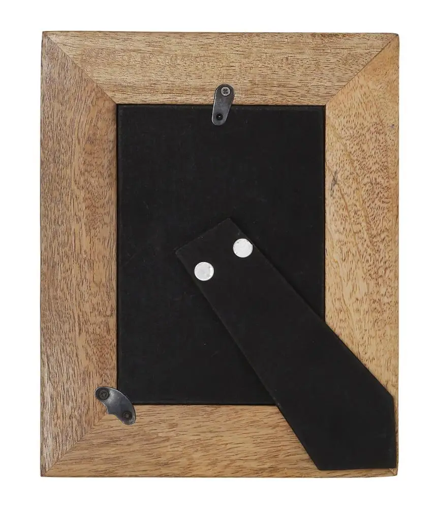 Bamboo Wood Display Picture Frame Anniversary Gift 4x6 inch Thickened Wooden Frame for Tabletop Vintage Wooden Picture Frame