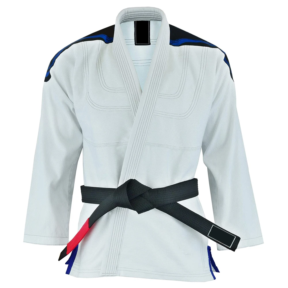 Униформа карате WKF Gis кимоно костюм для детей взрослых с оптовым заводским логотипом на заказ