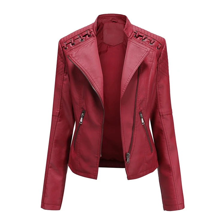 With New Different Design Women Wholesale Jacket Custom Outdoor Leather Jacket With Best Material Cowhide Leather Jacket