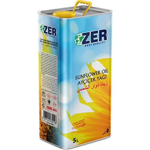 Zer Sunflower Oil 5lt x 4 Tin