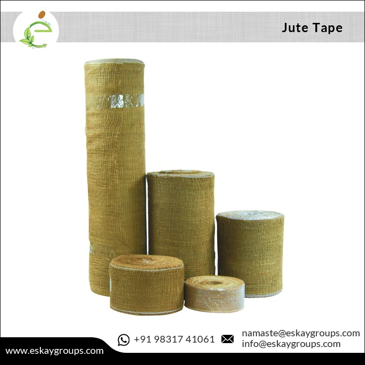 100% Eco-friendly and Biodegradable Jute Material Tree Wrap Tape Burlap Hessian Fabric Jute Mat or Jute Felt Mesh Fabric 28 * 28