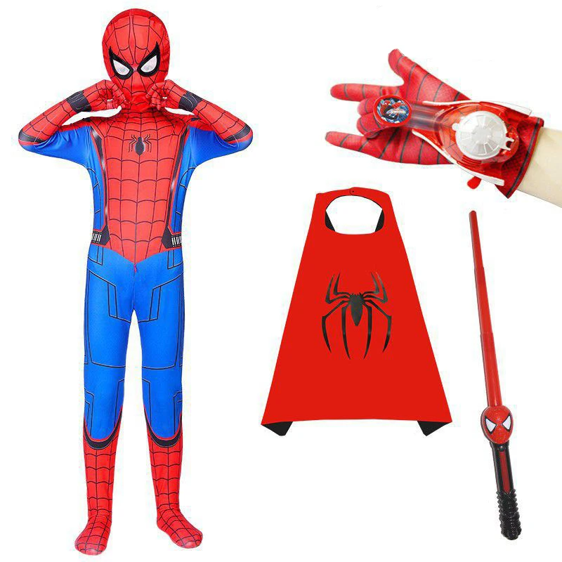 Детский костюм Человека паука для косплея из аниме по телевизору