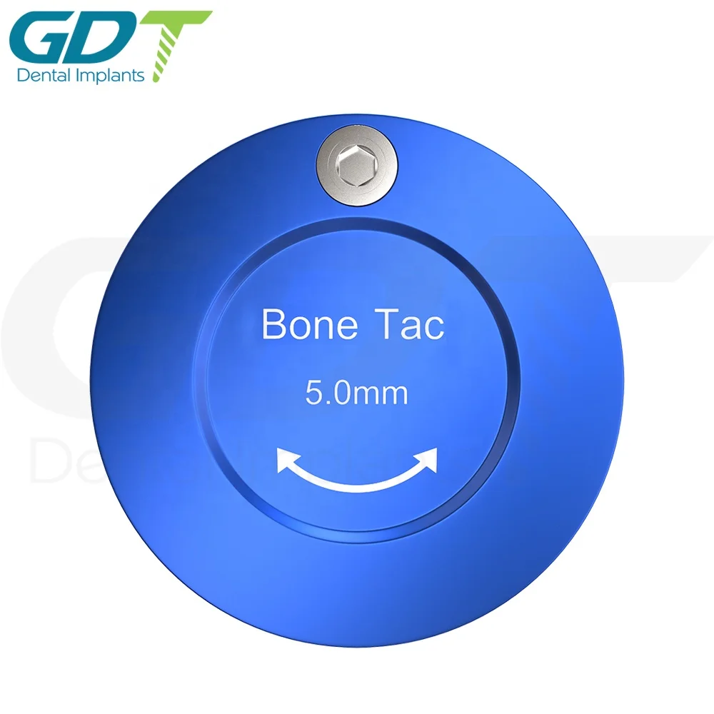 GBR System Bone Tac Screw Diameter 5.0mm Blue Case Mesh Membrane Fixation Dental Implant