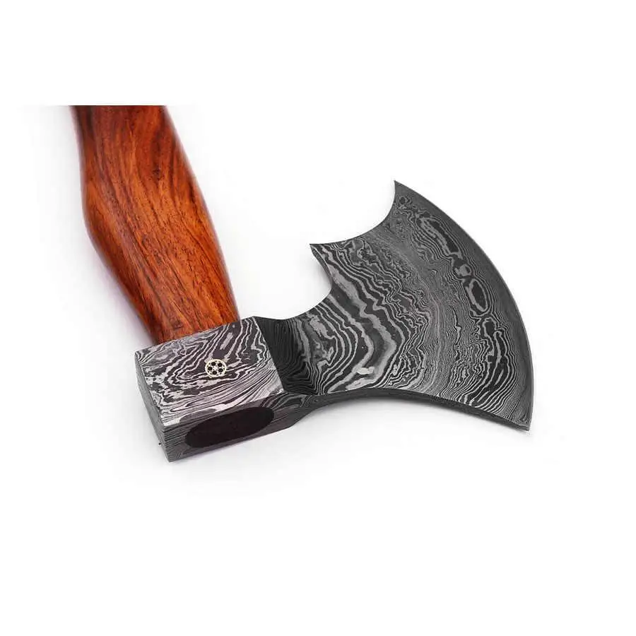 Топор из дамасской стали ручной работы, режущая кромка 4,5 дюйма