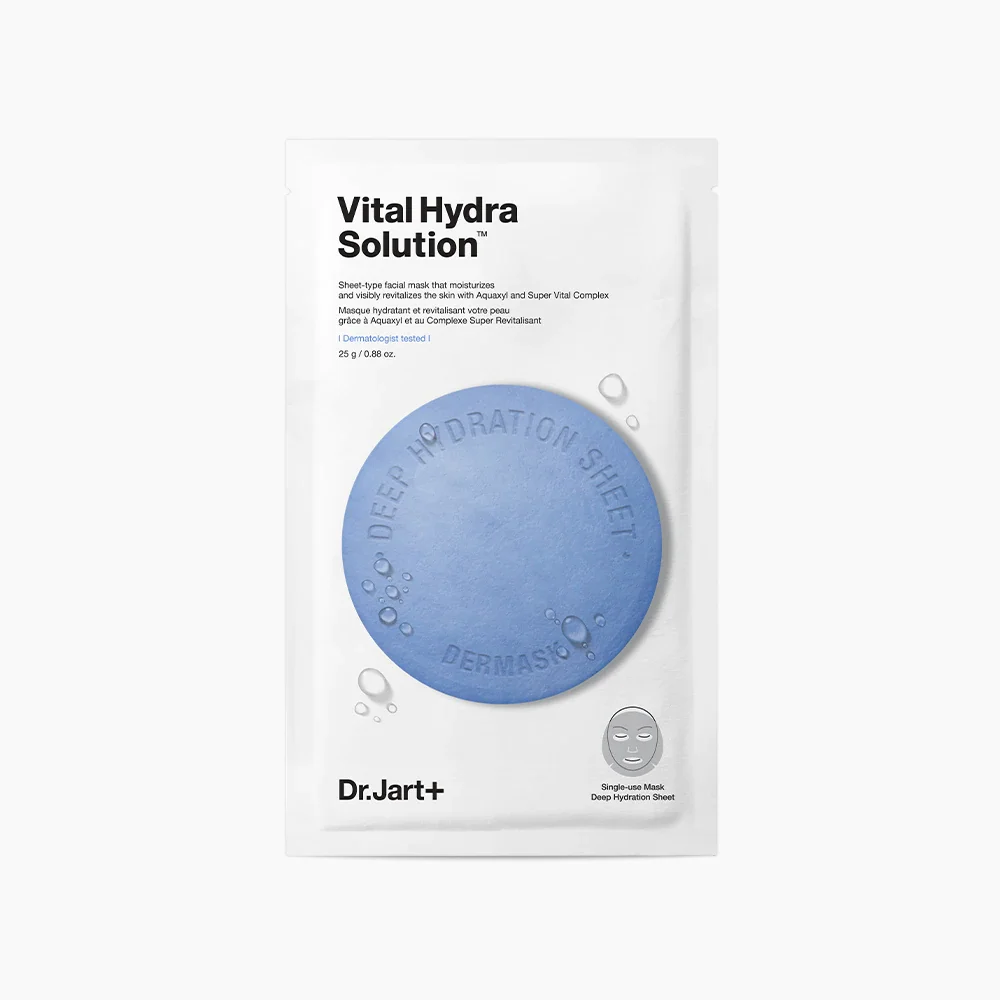 [OEM/ODM] Dr Jart+ DERMASK VITAL HYDRA SOLUTION 5-MASK VALUE PACK - made in Korea Cosmetic - Anti-wrinkle Anti-aging Whitening