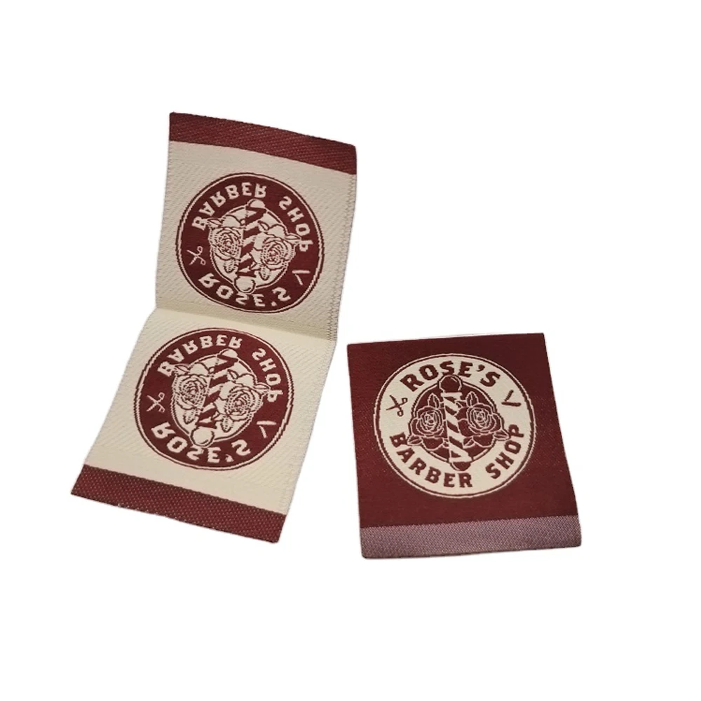 Factory Price Custom Woven Label For Clothing Private Brand Name