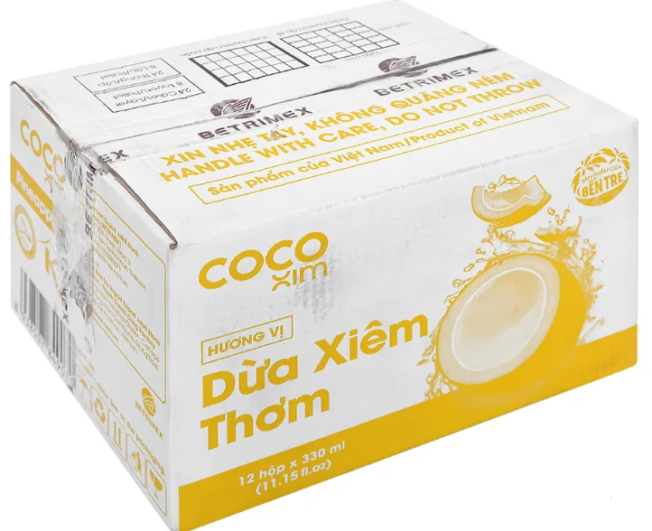 Вьетнам производитель 100% натуральной кокосовой воды со вкусом ананаса