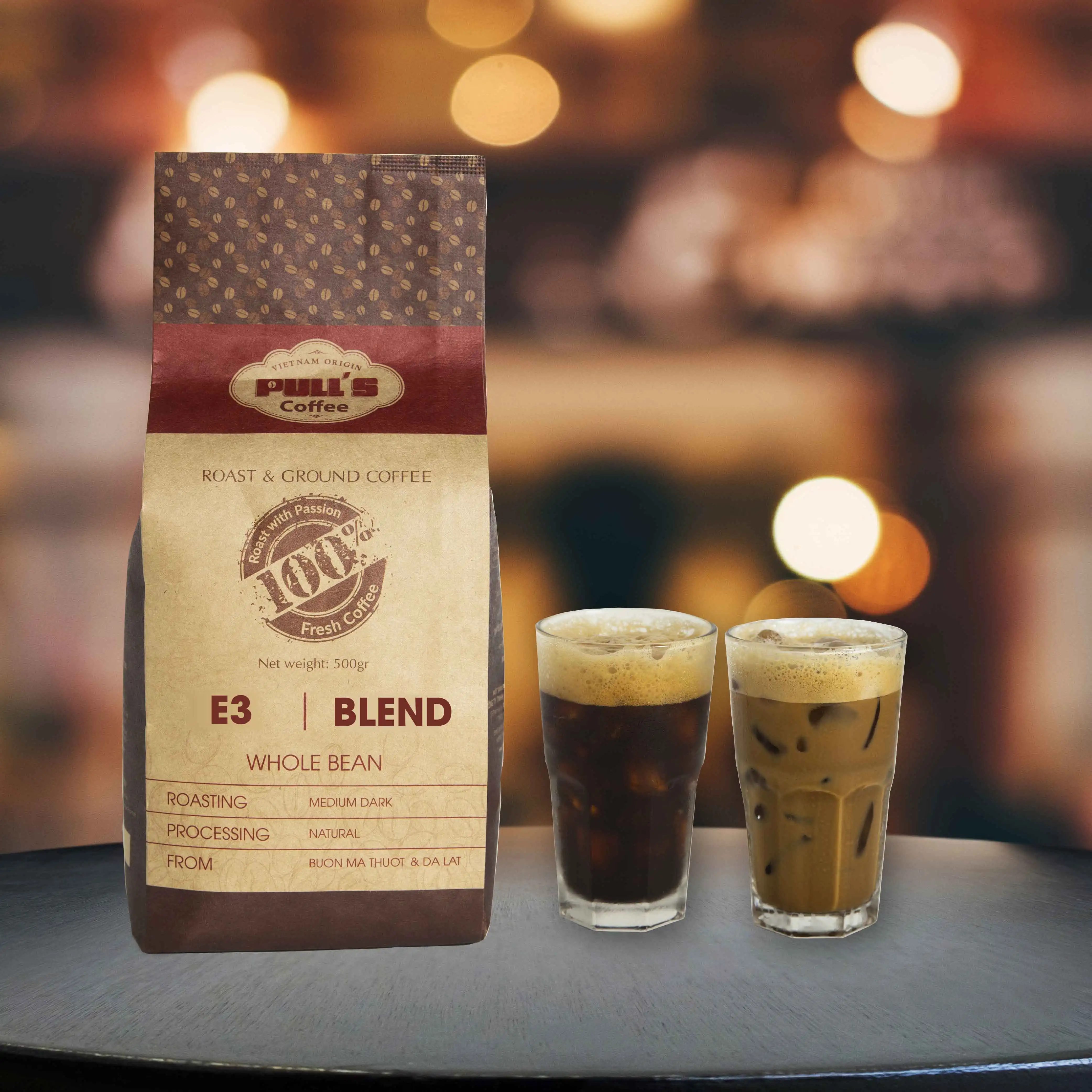 Цельные зерна E3-кофейный бренд-высокое качество топ экспорт 500 г/1 кг или на заказ