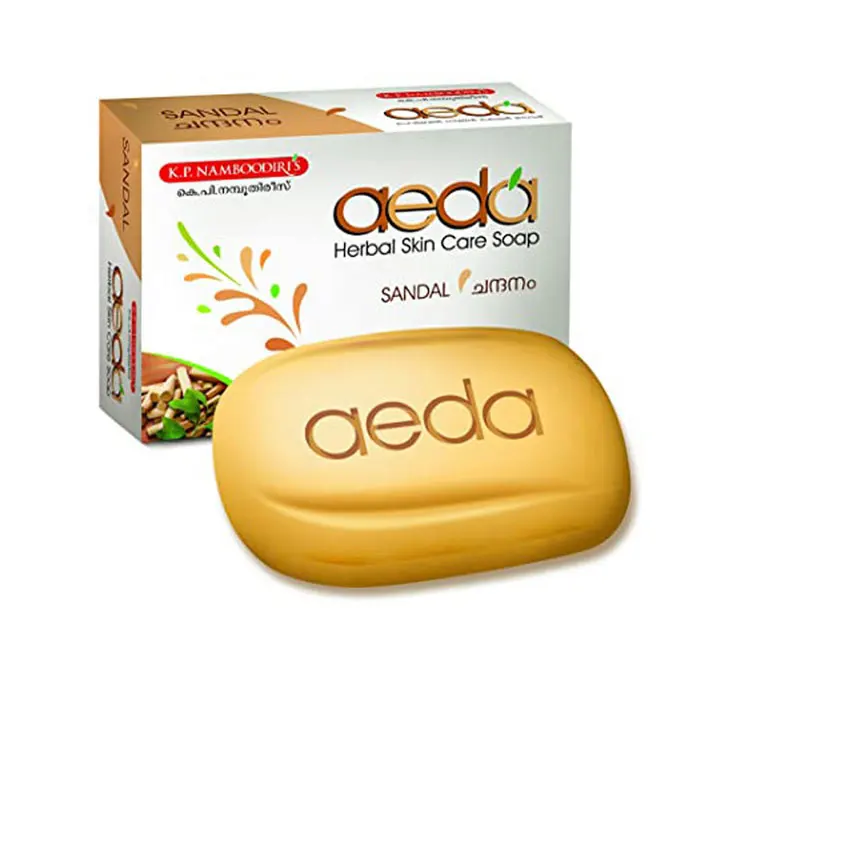AEDA Herbal Whitening and Cleaning Sandal Soap Solid Form Bath Soap for Adults Bulk Supplier in India