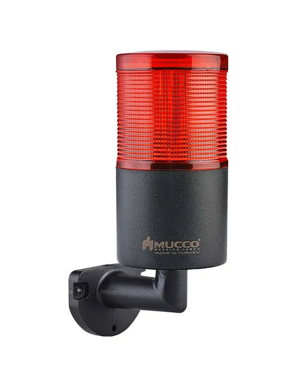 Signal Tower Light / Stack Light / Indicator Light 24V Flashing Rotary Strobing With Buzzer ABS Housing Polycarbonate Lens