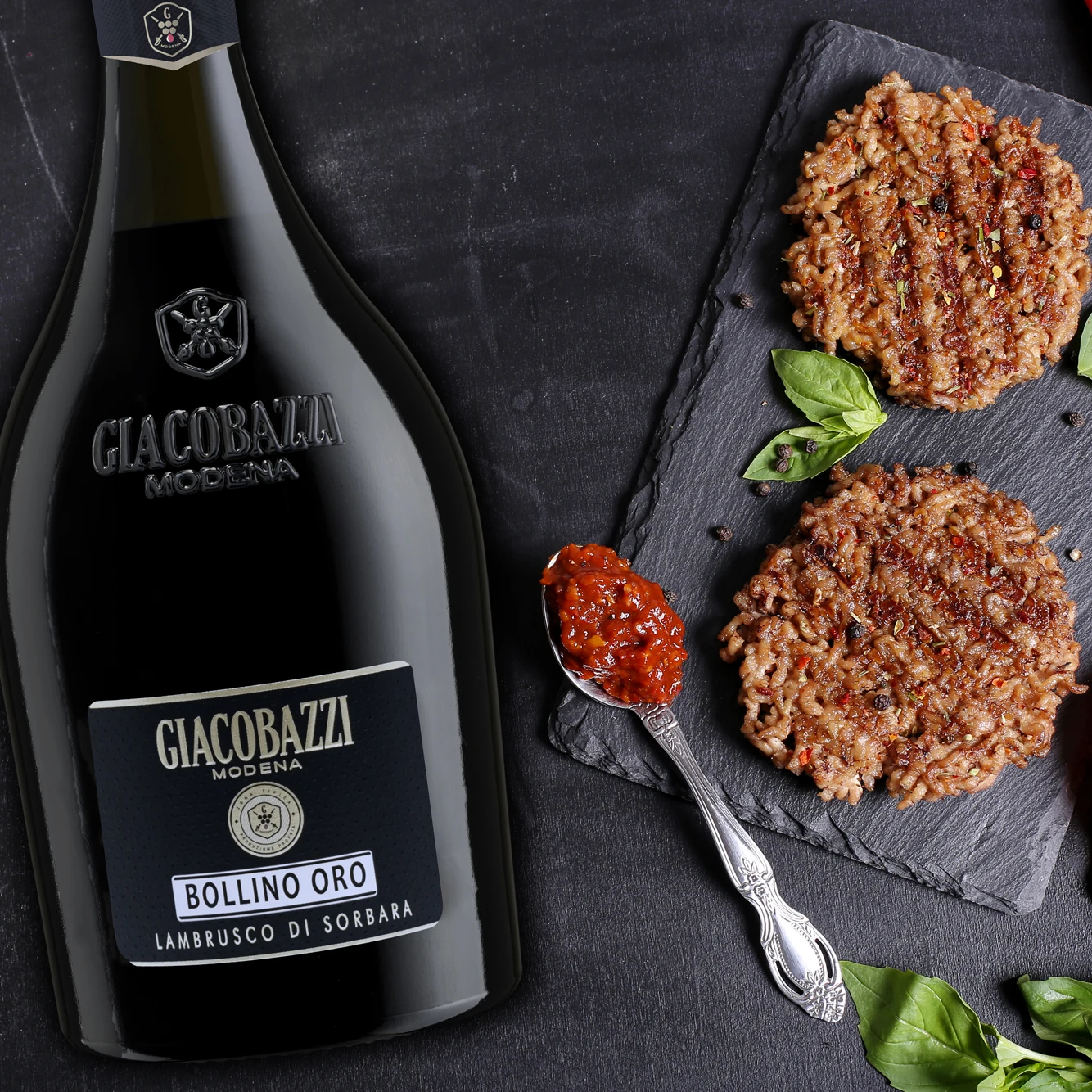 Famous Special Italian Red wine Bollino Oro Lambrusco selected grapes 750ml for export