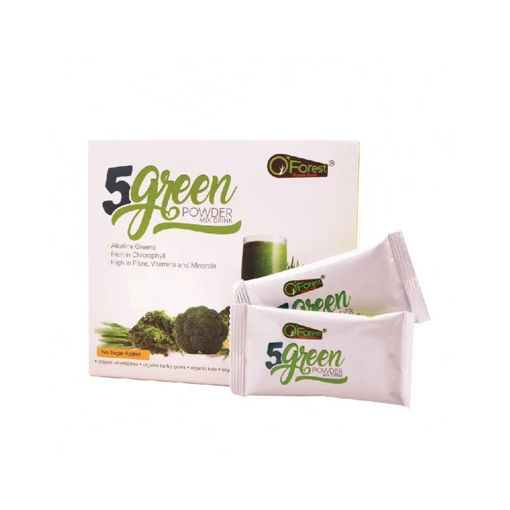 
Pealthcare Powder Optimize Nutrients Absorption Delightful Green And Grassy Flavor 5 Green Powder (3g X 15 Sachets) 