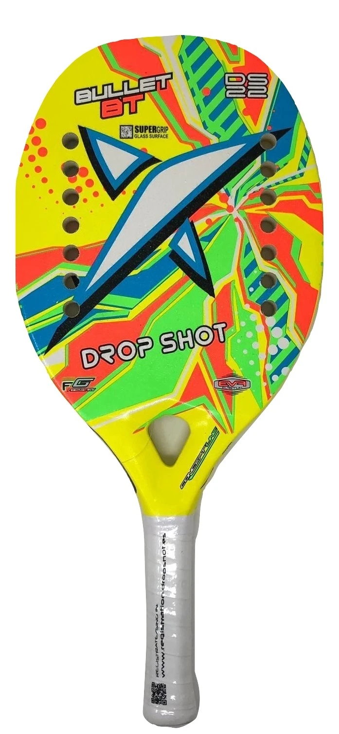 
Beach Tennis Rackets Custom Carbon glass Beach Paddle/Padel Racket with your logos and color combinations 