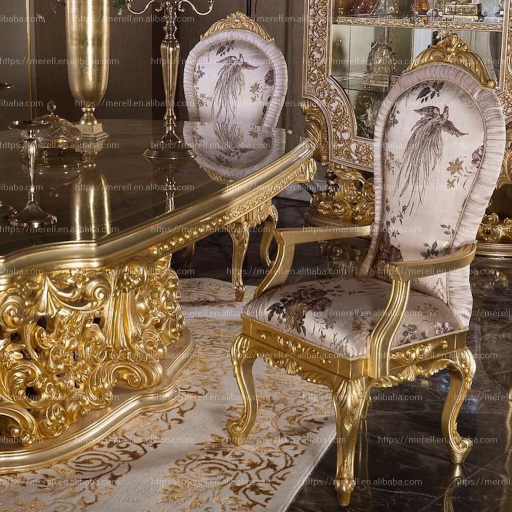 European style Carved wood Turkey furniture classic set arabic living room sofa