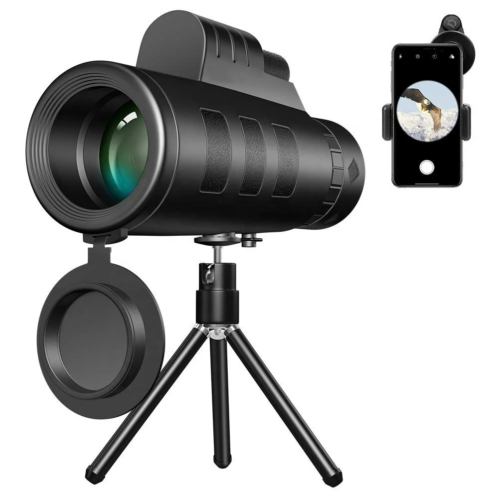 Super Telephoto Zoom Waterproof 40x60 Long Range Smartphone Monocular Telescope