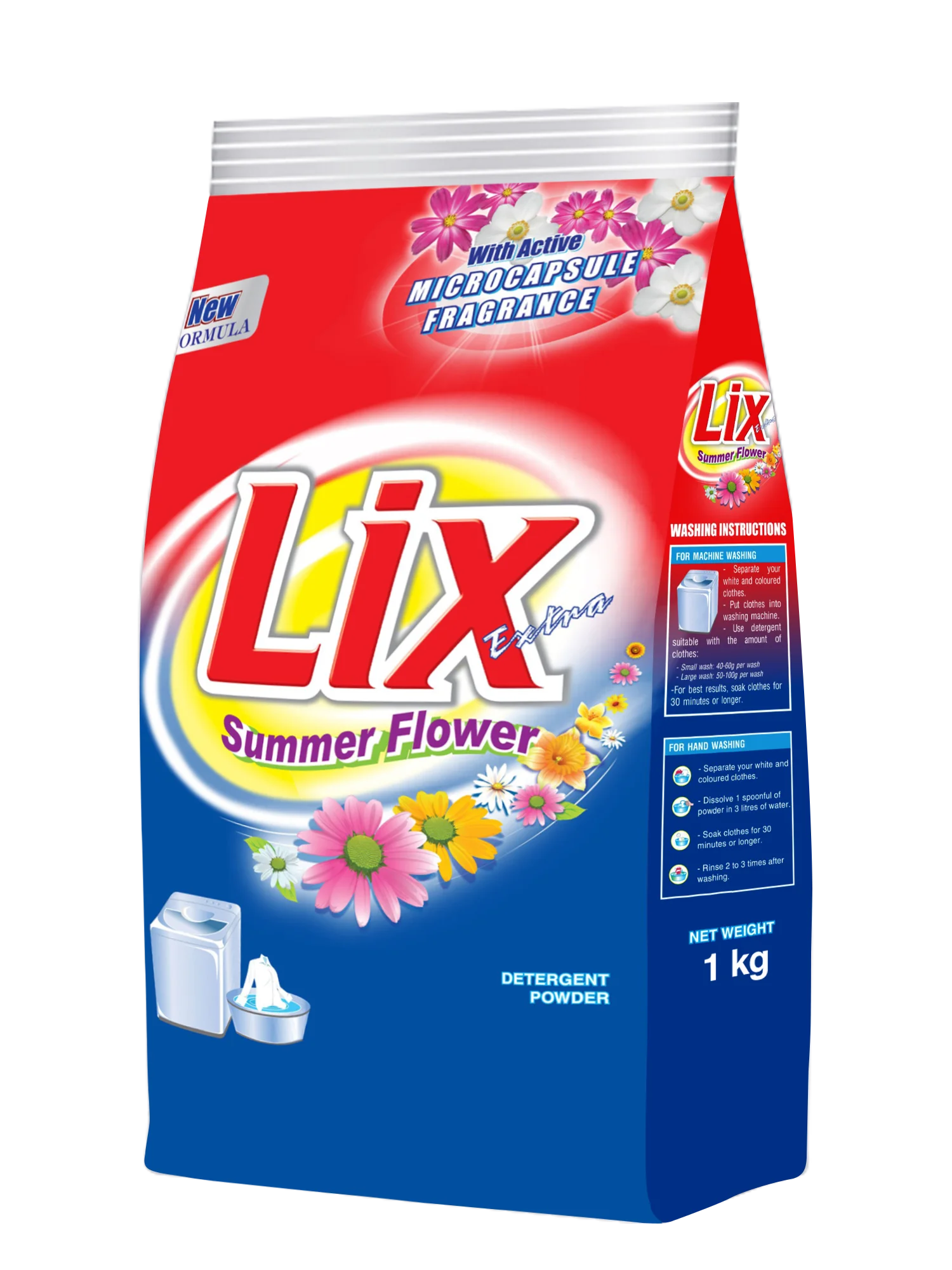 HIGH QUALITY HAND WASH & MACHINE WASH LIX DETERGENT POWDER BUCKET 2 FRAGRANCE FROM VIETNAM