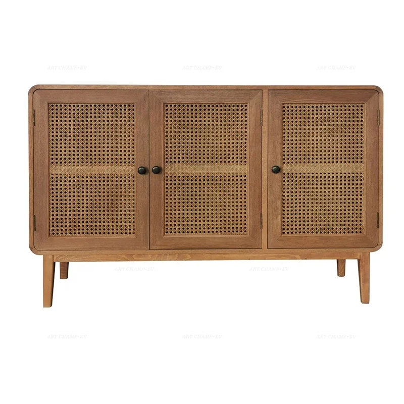 Популярный деревянный шкаф для хранения, ящик, шкаф из ротанга, угловой шкаф для гостиной