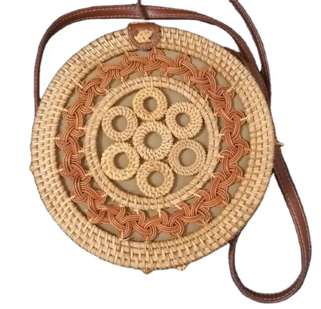 Vietnam manufacture wholesale woven handmade wicker rattan vietnam bag good quality best price