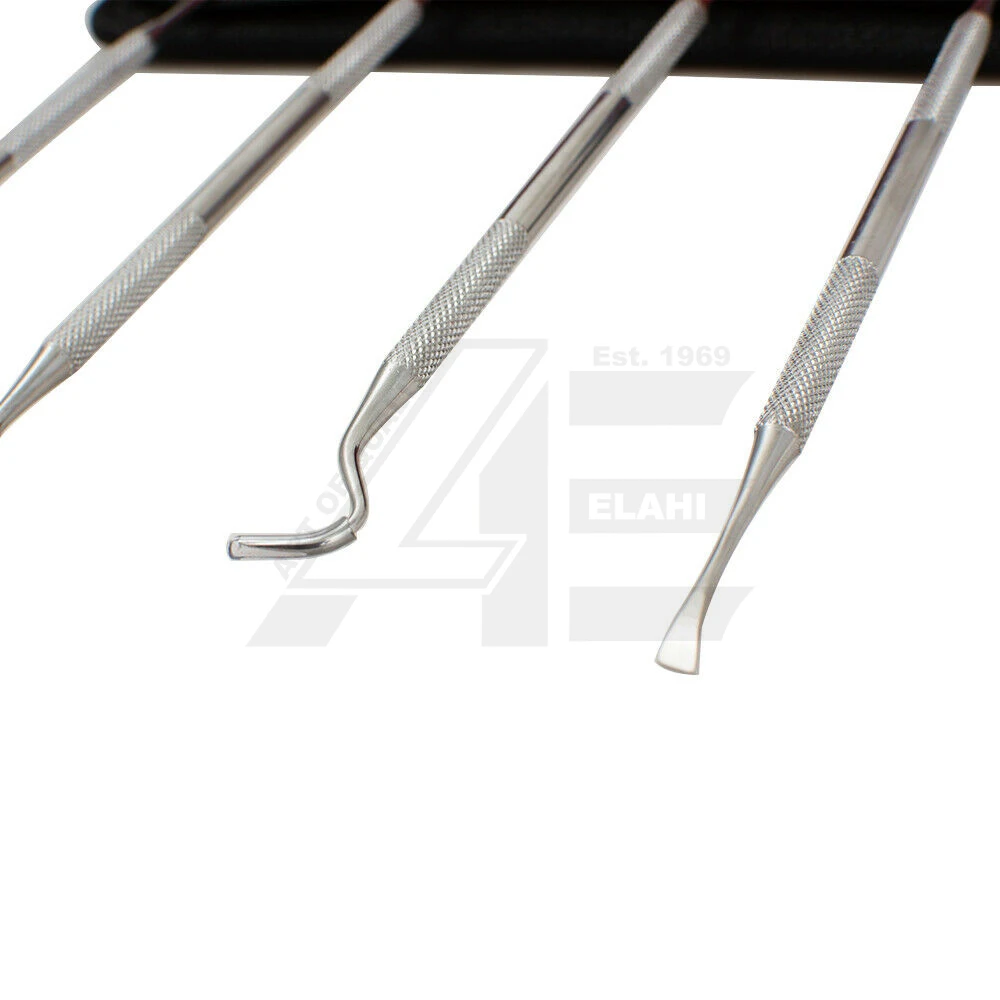 4 Piece Dental Set Dental Cleaning Tartar Remover Probe Care Oral Mirror Plaque Removing 2024 BEST SELL