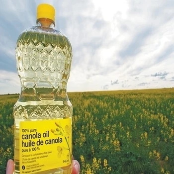 Высококачественное натуральное масло канолы для приготовления пищи оптом по заводской