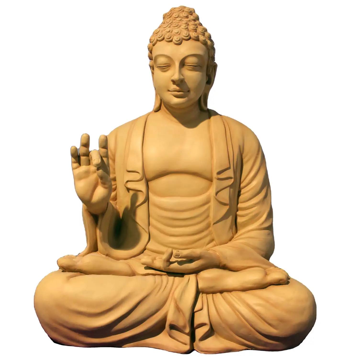 FRP Будда для медитации декоративная Стекловолоконная скульптура сидя мира уличная и внутренняя Большая искусственная статуя продажи.