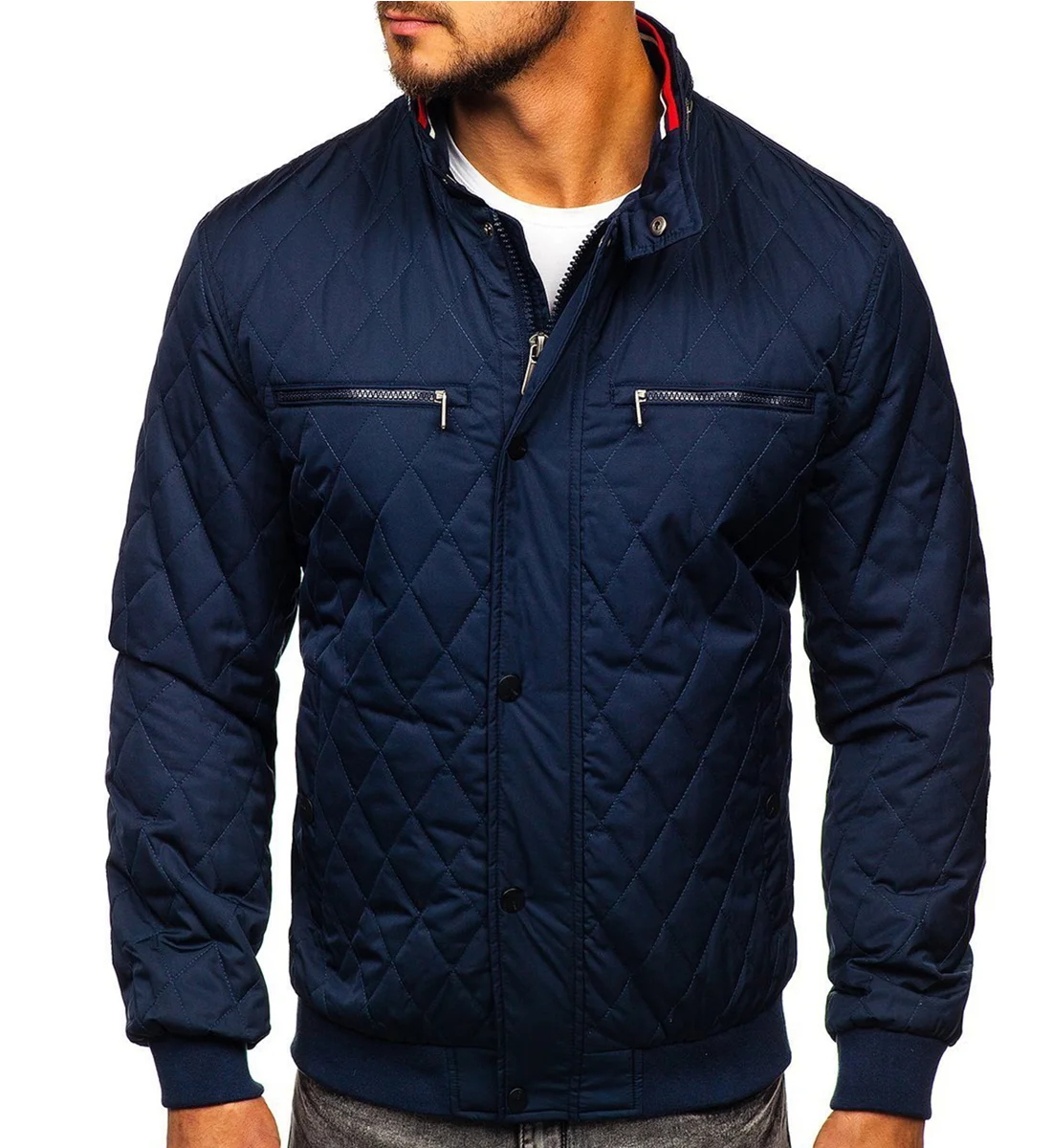 Бейсбольная атласная куртка шелковистая американская уличная одежда мужская зимняя для начинающих студентов куртка-бомбер с вышитым логотипом 2024