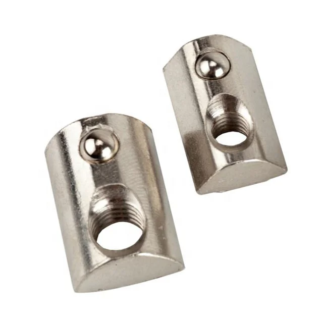 4040 Aluminum Profile T-Slot Nut M3/M4/M5/M6/M8 Half Round Spring T nuts