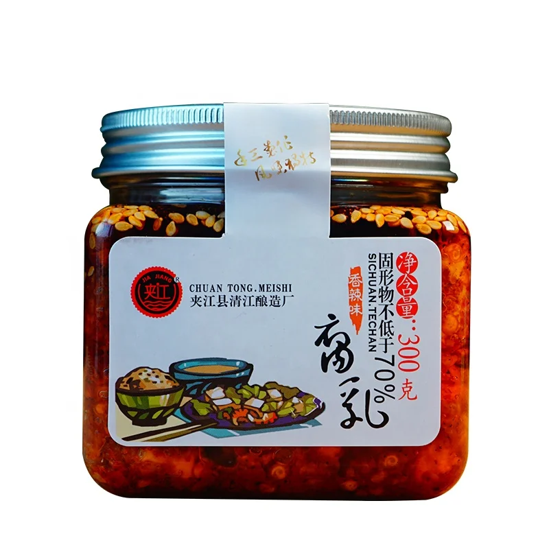 
300g spicy fermented bean curd, non-GM soybean curd, non-material cultural heritage 