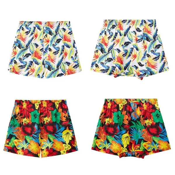 Underpants Boxers Shorts Homewear Printed High Quality Mens Underwear Panties Comfortable Loose Sleepwear Daily Holiday Outdoor