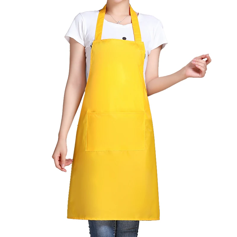 Unisex PVC Double-Shoulder Apron Waterproof Oil-Proof Thicken Acid Resistant Kitchen
