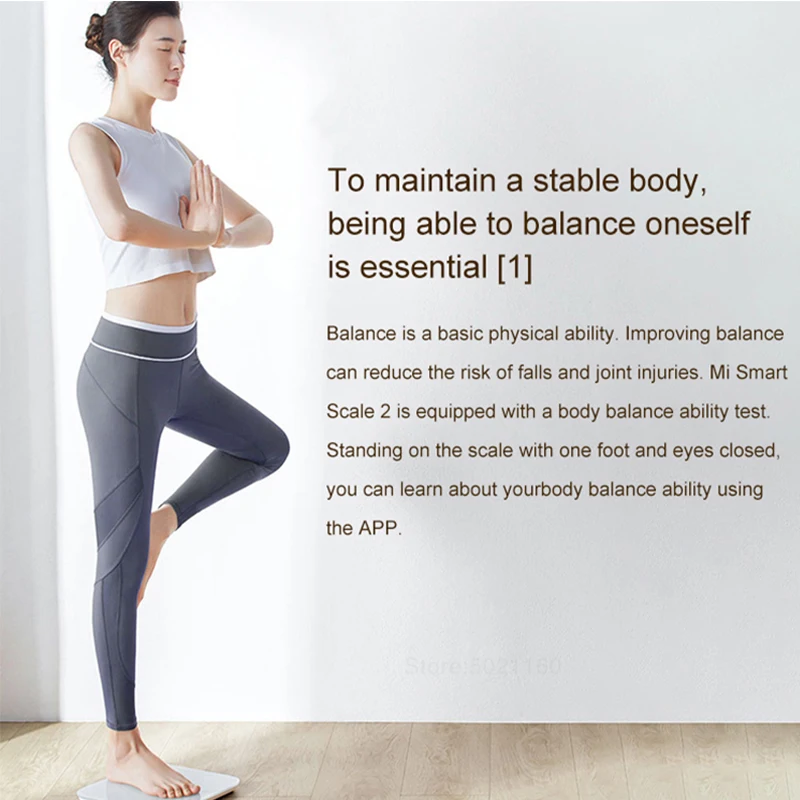 Оригинальные весы Xiaomi Smart Scale 2 домашние электронные для здоровья высокоточные Mi определения состава