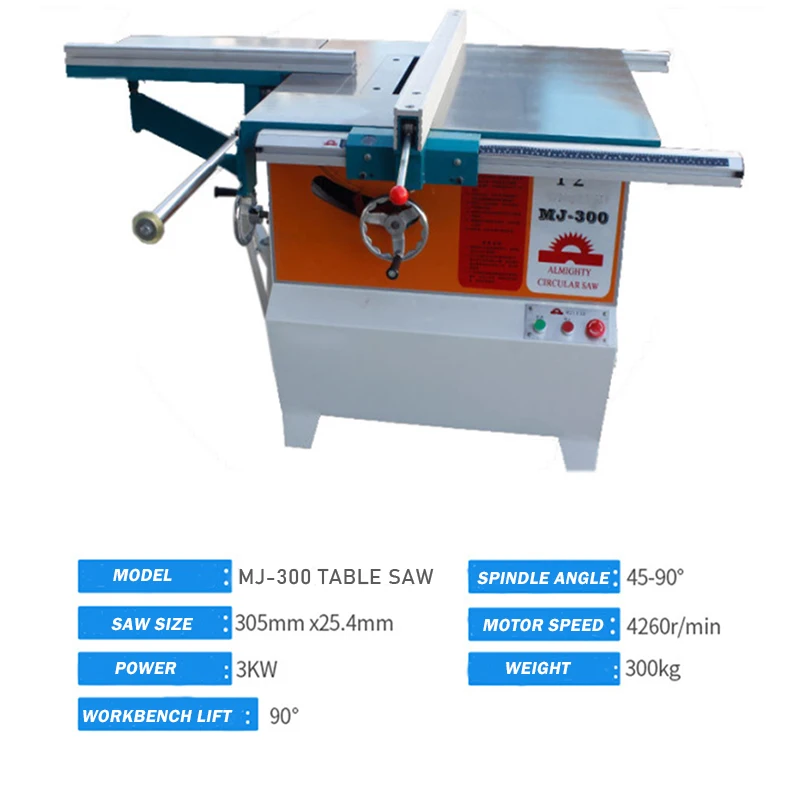 SINO STAHL MJ300 Woodworking Machinery Equipment Circular Saw Machine Swing Angle Circular Saw