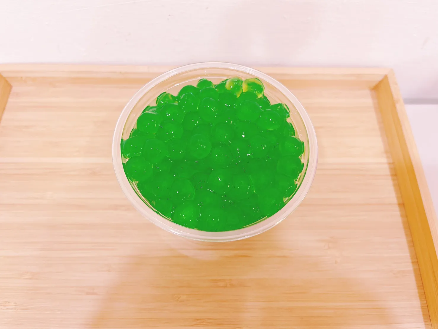 
Best Price - Green Tapioca Pearl - Multi-color For Premium Boba Milk Tea size 6.5 mm~7.5 mm 