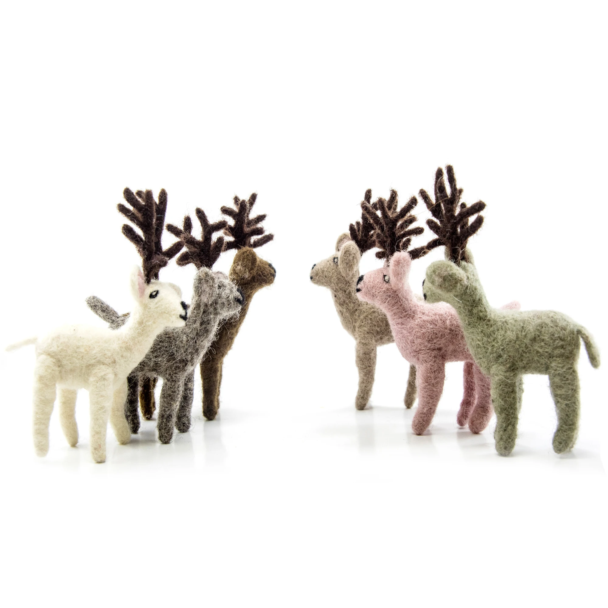 Handmade Felt Royal Stag hanging for Christmas and other occasion, festivals