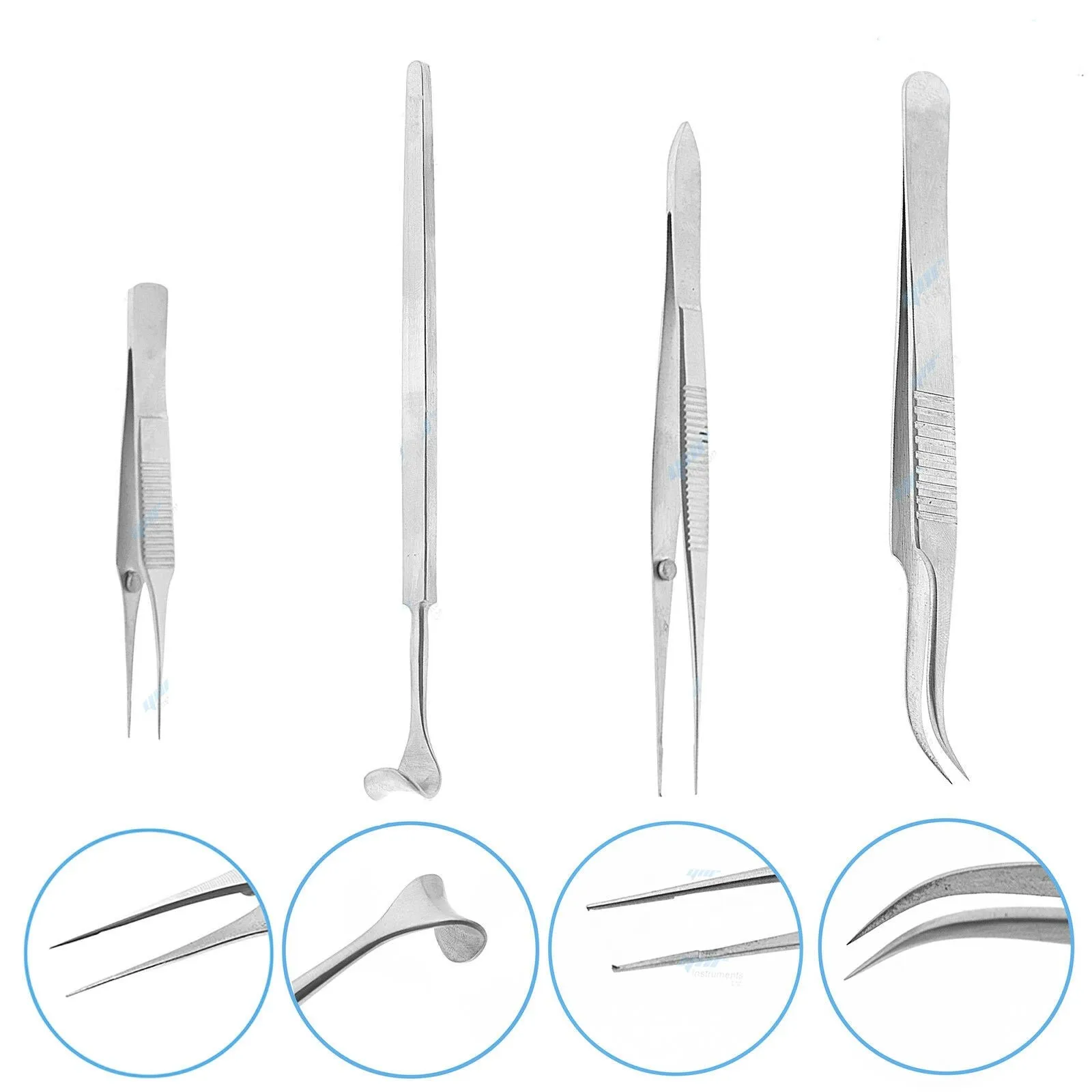 Ophthalmic Instruments Set Of 33 Pieces Ophthalmic Cataract Eye Micro Medical Surgery Stainless Steel CE Approved ISO