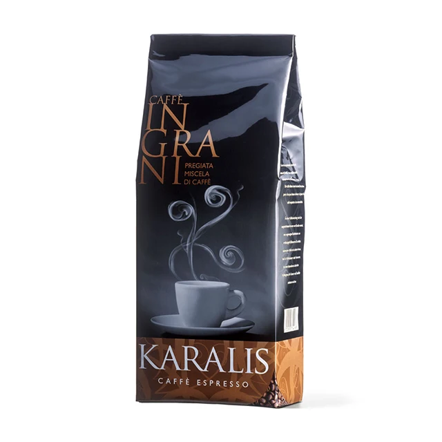 Quality whole Beans Espresso Coffee Blend - Caffe Karalis ORO 1Kg Bag