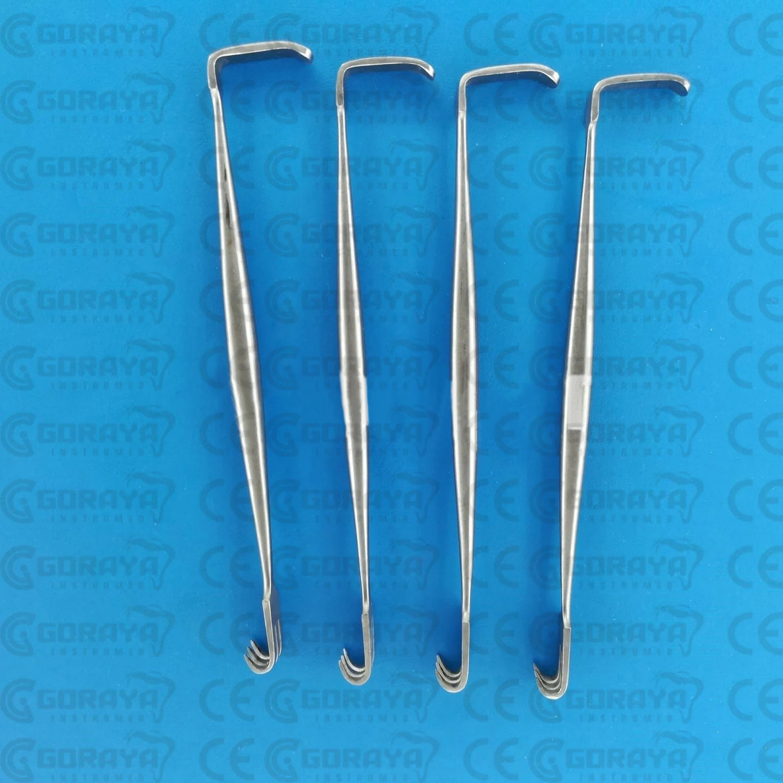 HOT SALE GORAYA GERMAN SENN Tetractor SHARP 6.3-8 D- Ended Dermatology Podiatry 10 PCs Surgical CE and ISO APPROVED